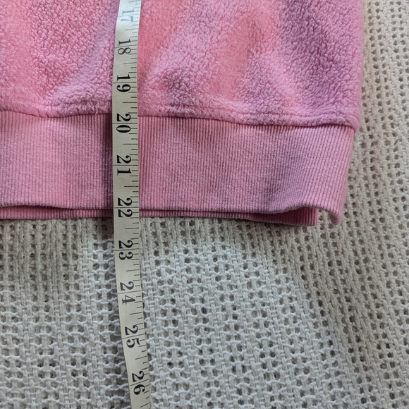 VTG OH BOY! Bubblegum Pink Crew Neck Sweater Women's Small Medium Cotton Pocket - Picture 7 of 10